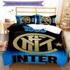 3pcs I-Internazionale Milano (5) Design Cover Set - HD Printed Bedding with 1 Cover and 2 Pillowcases - Perfect for Home and Dorm Decor