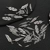 Cross-Border Hot Sale Retro Alloy Leaves Necklace Earrings Pendant DIY Jewelry Accessories Manufacturers