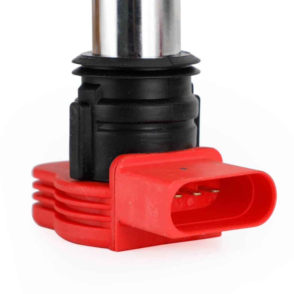 4x Red Coil Packs Set 06E905115E For VW GOLF 5/LEON