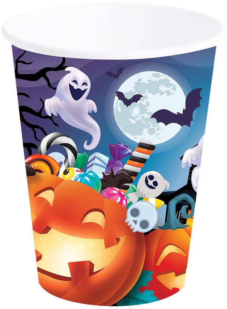 Kubeczki Papierowe Halloween 240Ml 6Szt.