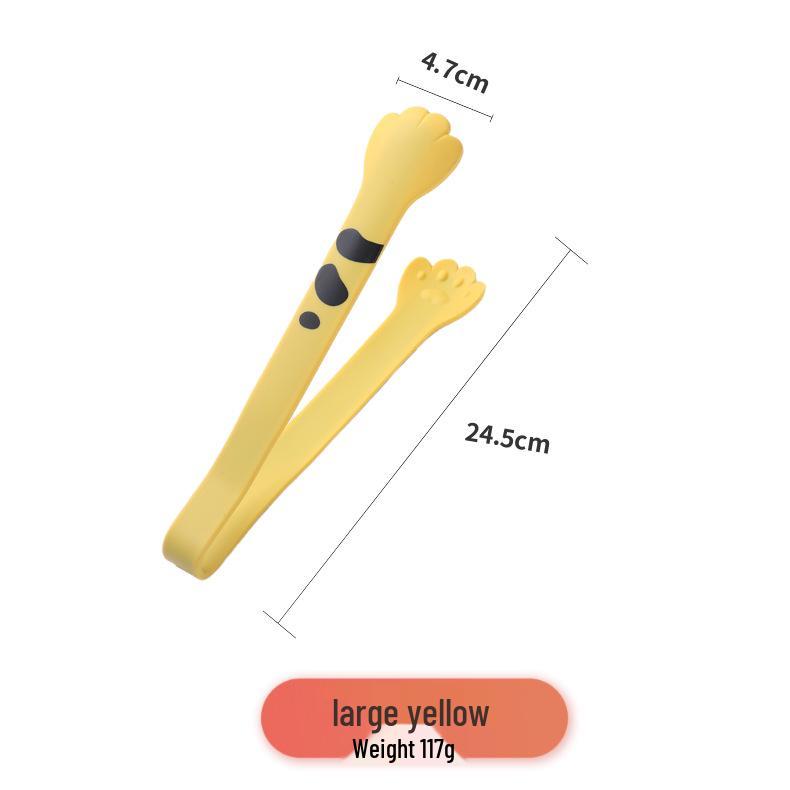 Cat Scratch Silicone Snack and Ice Tongs for Kitchen, Baking, and Barbecue