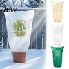 Reusable Frost Blanket for Outdoor Plants Plant Protection Cover with Viewing Window, Extra Thick Non-woven Winter Protective Gardening Blanket, Wind
