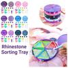 with Lid Rhinestone Sorting Tray Multi-Color Beads Tray Organizer   Art
