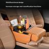 Car Armrest Storage Box Universal Fit Center Console Organizer Space Saver for Smartphones Coins Keys