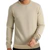Autumn and Winter Men's Long-sleeved T-shirt Solid Colour Round Neck Knit Shirt Slim Small Square Men's Internal Bottoming Shirt