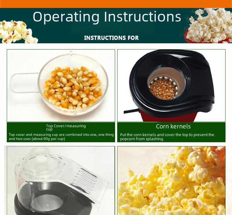 Electric Home Popcorn Maker