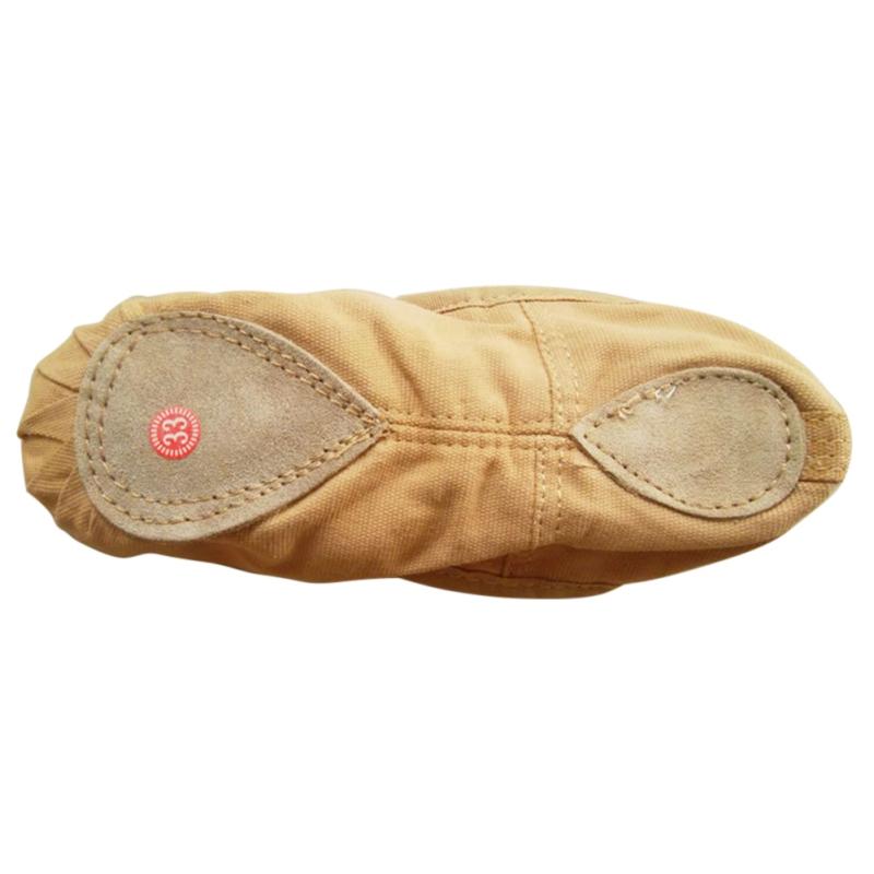 Canvas Slippers Pointe Dance Gymnastics Child Girl Ballet Dance Shoes