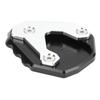 Motorcycle Kickstand Enlarger Aluminium Alloy Side Stand Extension Plate Pad Replacement for CB500X 2019+(Black )