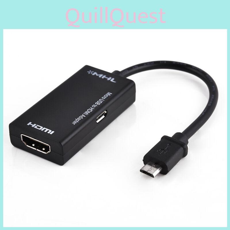Usb Micro Mini 20 Mhl To Hdmi Cable Hd 1080p For Galaxy Smartphone S7