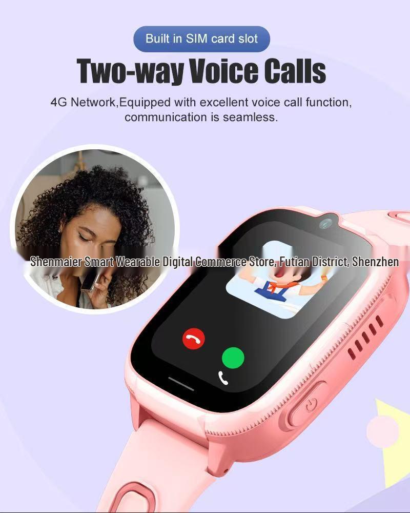 D53 Kids' 4G Smartwatch: Video Call, Long Battery, WiFi, Waterproof, Multi-language