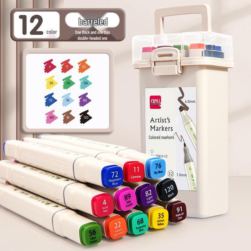

Double-headed Oil & Watercolor Marker Set for Kids Anime Art - Free Shipping