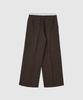 HAINT Bay Relaxed Wide Slacks_Brown