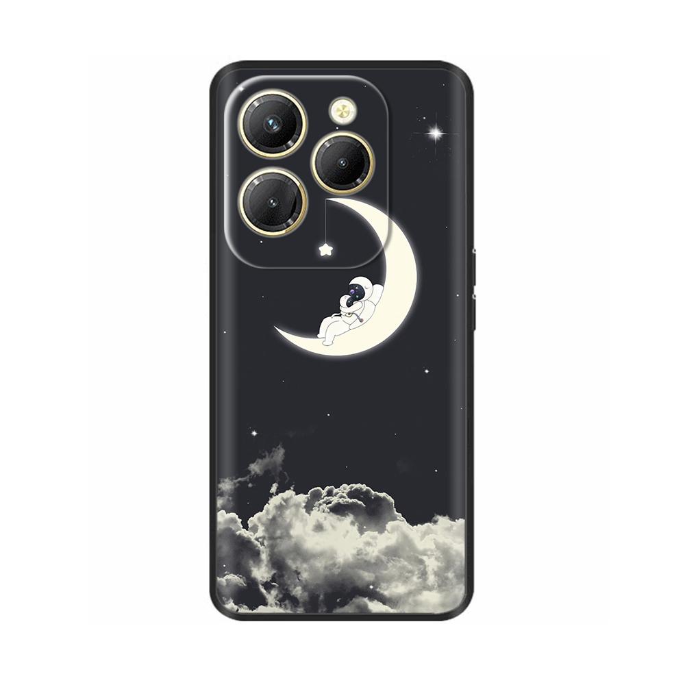 Für Infinix Hot 40 Pro Hülle Stoßfestes Silikon Weiche Handyhülle Rückseite für Infinix Hot 40 Pro Hot40 40i Hot40i Hüllen Fundas