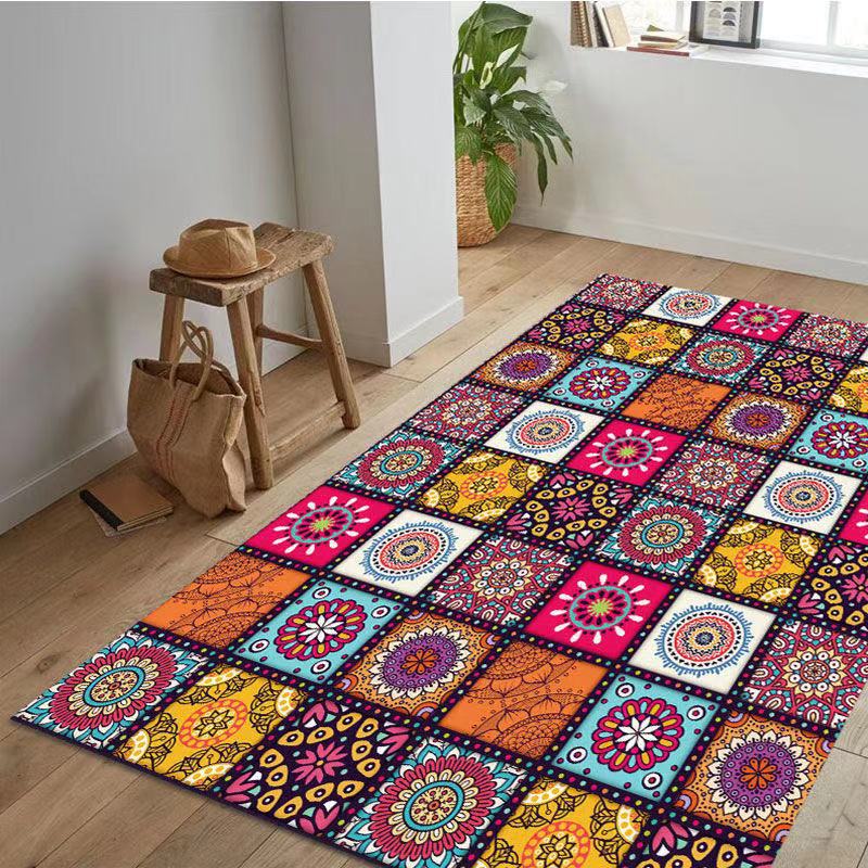 Living Room Carpet Coffee Table Carpet Bohemian Nordic Style Bedroom Bedside Mat Entrance Door Mat