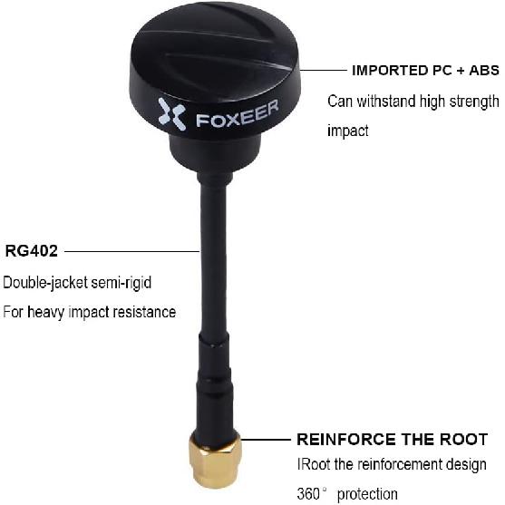 FPV Antenna 5.8GHz Pagoda RHCP Omnidirectional for FPV Quadcopeter TX/RX SMA