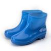 Rain shoes women's autumn and winter nonslip waterproof rain boots flatbottomed fashion water shoes warm velvet overshoes women's shoes