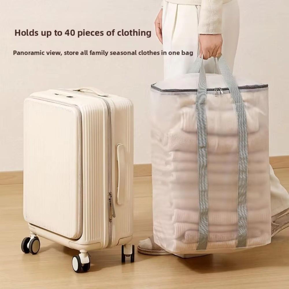 Transparent Blanket Storage Bag Large Capacity Moving Storage Bag Clothing Storage Bag  Household