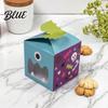 Cookie Packaging Containers Cute Halloween Treat Boxes Party Candy Boxes for Goodie Snack Foldable Cardboard Gift Packaging Small Container
