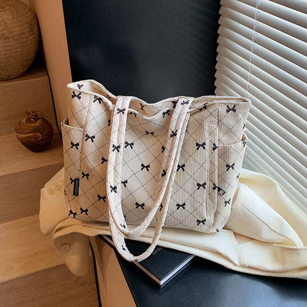 Korean Style Women's Underarm Bag Large Capacity Travel Shoulder Bag Portable Handbag  Daily Use