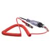Penna Test Voltaggio Elettrico per Auto con Molla DC 6V 12V 24V Trasparente per Auto Moto Lampada Elettricista Matita di Prova