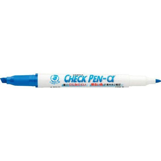 

Zebra Check Pen Alpha Marker Blue Set of 2 Water-based