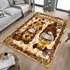 1PC Coffee Gnomes Non-Slip Floor Carpet Compatible for Office&Living Room&Bedroom&Dining Room -  Soft & Pattern-G0404