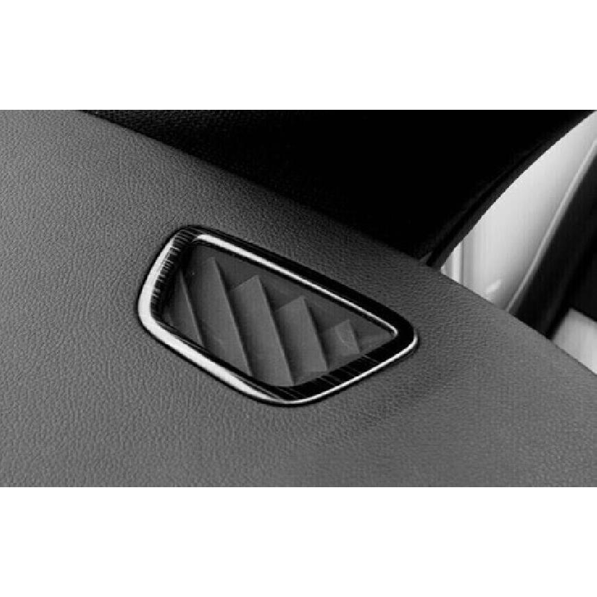 Car Console 18-22 Cover Trim L&R Air Outlet Vent For BMW 5 Series Black Titanium