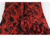 2025 Sommer Damen Sexy Print Spitze Sling Unregelmäßiges Slim Fit Schleppenkleid