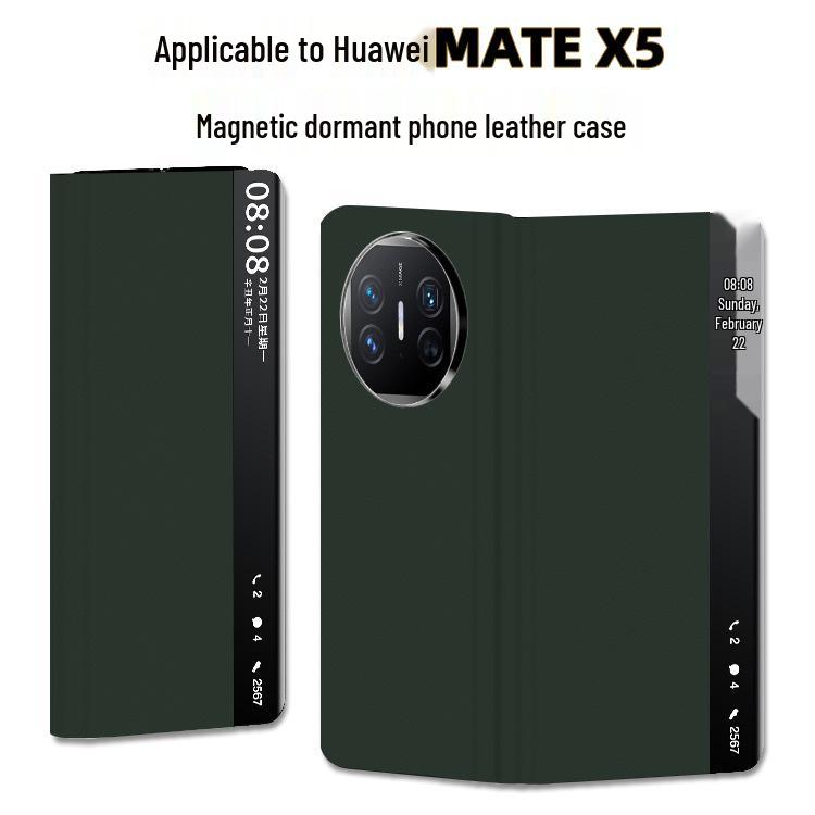 

Huawei Mate X5 Magnetic Flip Cover: Smart Window Design, Free Answering Feature, Protective Case Huawei Mate X5