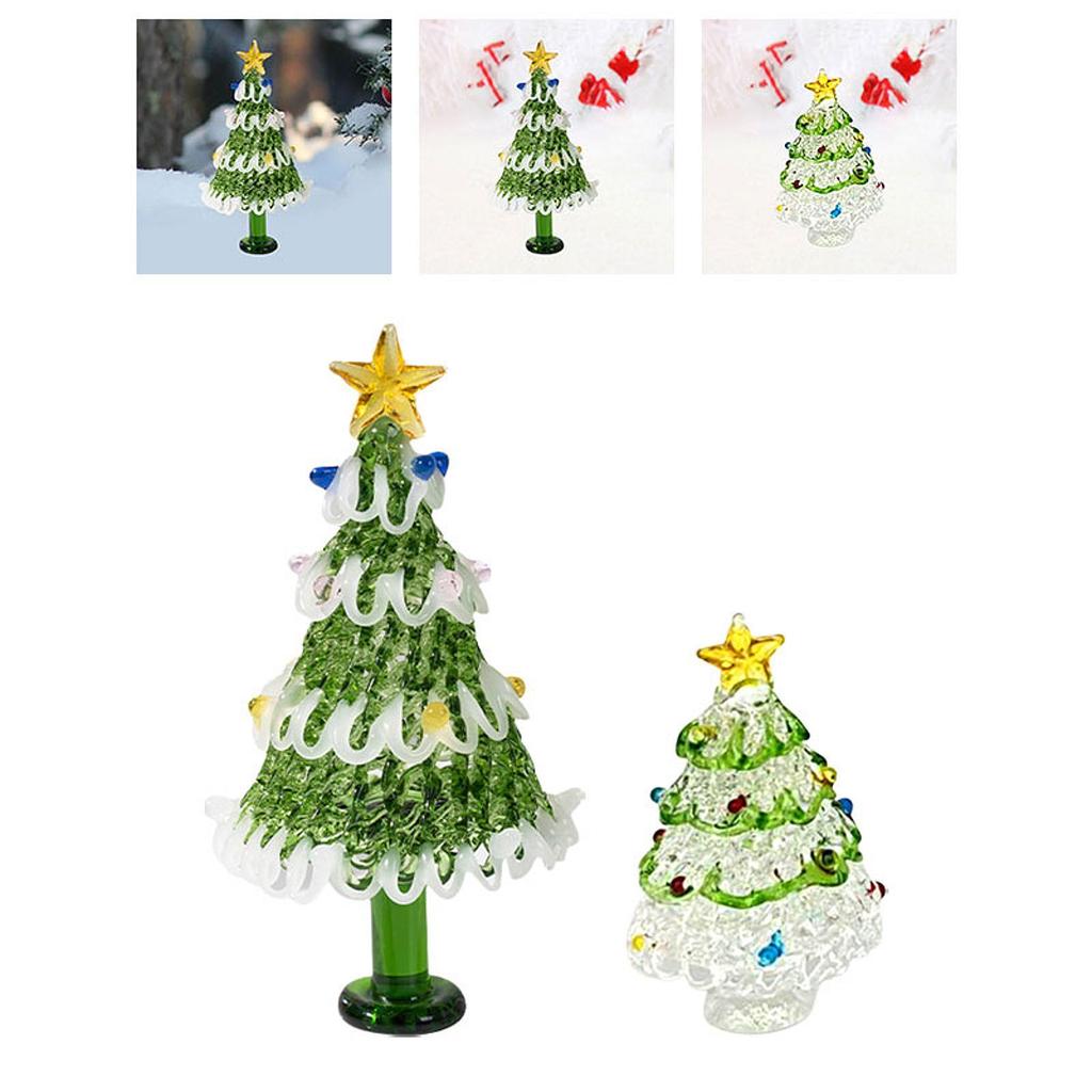 Christmas Tree Figurine Christmas Tree Decoration Tabletop Ornament Christmas