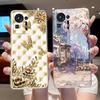 Popular Shockproof Soft Silicone Phone Case For Xiaomi Mix 4 TPU Transparent Casing Flower Chrysanthemum Pattern Cover