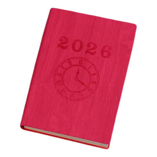 2026 Planlegger Effektivitetsmanual A6 Timebok Multifunksjonell Engelsk Planlegger Bærbar 365 Dagers Organizer Kontorrekvisita Gaver