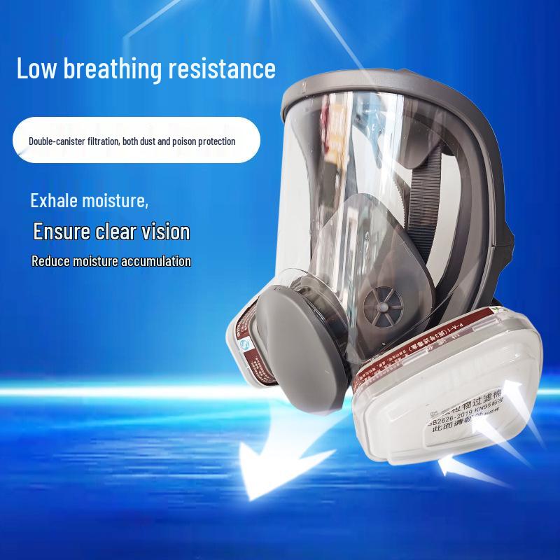 6800 Full Face Respirator Mask for Dustproof, Welding, Spray Painting, Chemical Protection, and Pesticide Use