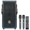 Songchuan SC2-205 Portable Bluetooth KTV Speaker with Sound Card & Microphones (CN Version)