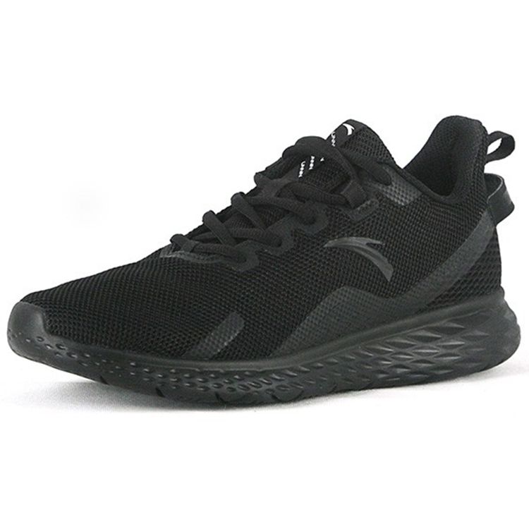 Anta Breathable Rebound Low-Top Running Shoes Men Sneakers Black 111935525R-6