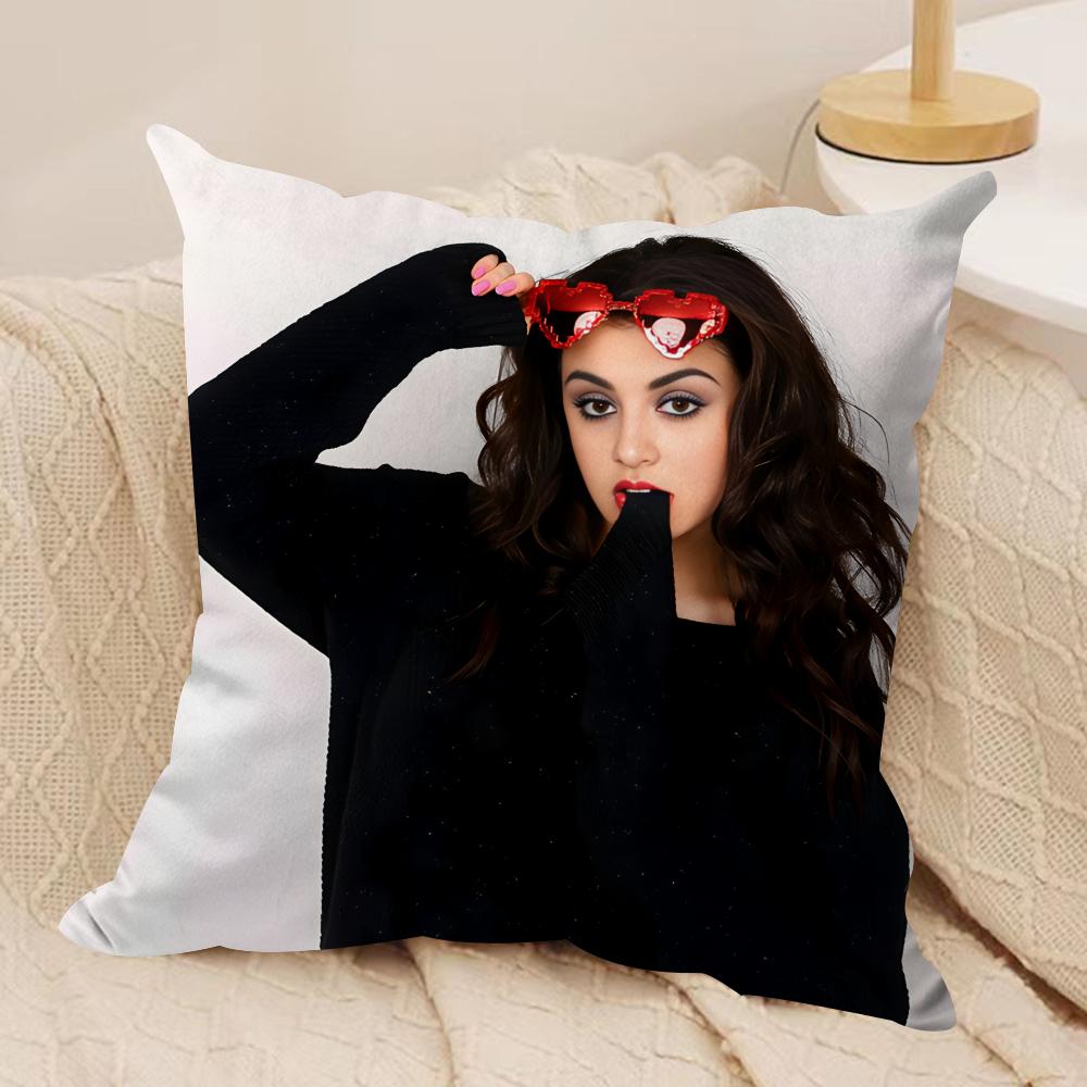 Luxury CCharli XCX Cushion Cover Silky Short Plush Invisible Zipper Dustproof Sofa Pillow Case For Home Decor