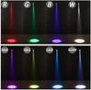 Projecteur LED à broches 15 W RGBW compatible DMX512, éclairage de scène, mode son automatique, effet d'éclairage pour maison, fête, spectacle, discothèque, U`King