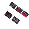 10Pcs Women Rights Flag Feminist Garden Flag Abortion Law Garden Banner for Outdoor Yard Decoration Type A