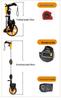 High-Precision Mechanical Rolling Distance Measuring Wheel 