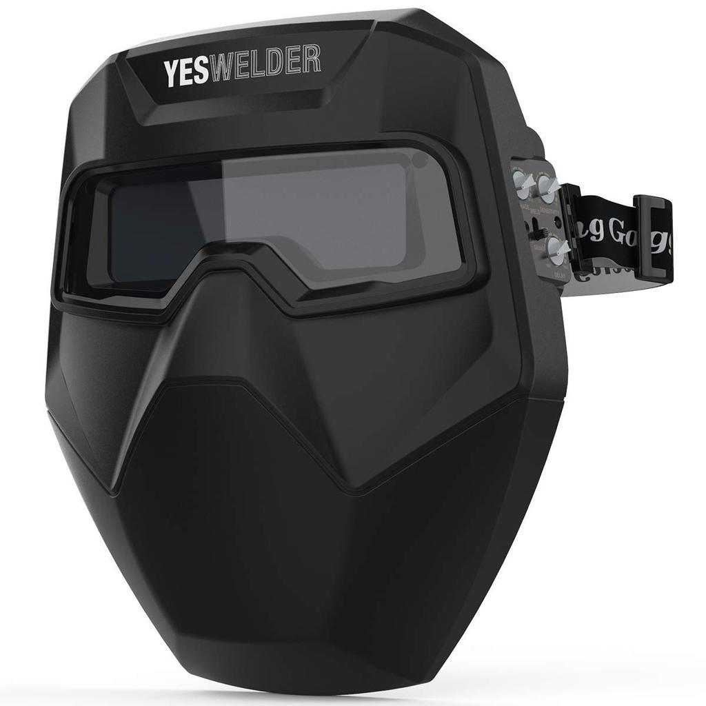 YESWELDER Spawanie Prawdziwy Kolor Spawania Zawiera Bezpłatne Spawalnicze Poziomy Blokowania Światła Wymienne CR2450 Japońska Instrukcja Obsługi Okulary,