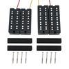 4 Strings Electric Bass Guitar Pickup Double Coil Bass Pickup Ceramic Magnet for Electric Bass Guitar Replacement Part