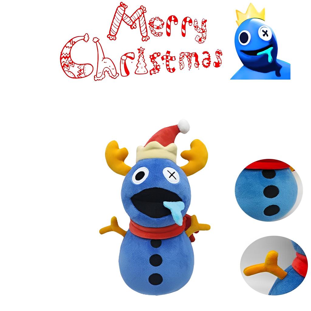 Rainbow Friends Roblox Plush Toy Cartoon Game Blue Stuffed Doll Kids Gift Xmas