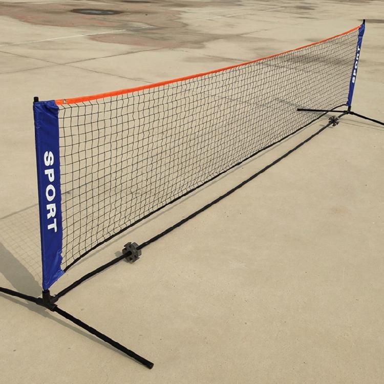Badminton Net Portable Nylon Mesh Tennis Pickleball Net Regulation Size 3-6M