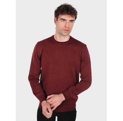 Evenemen Round Neck Sweater Claret
