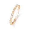 Shangjia Starry Sky 18k Rose Gold Honeycomb Ring – Niche Design, High-End Feel
