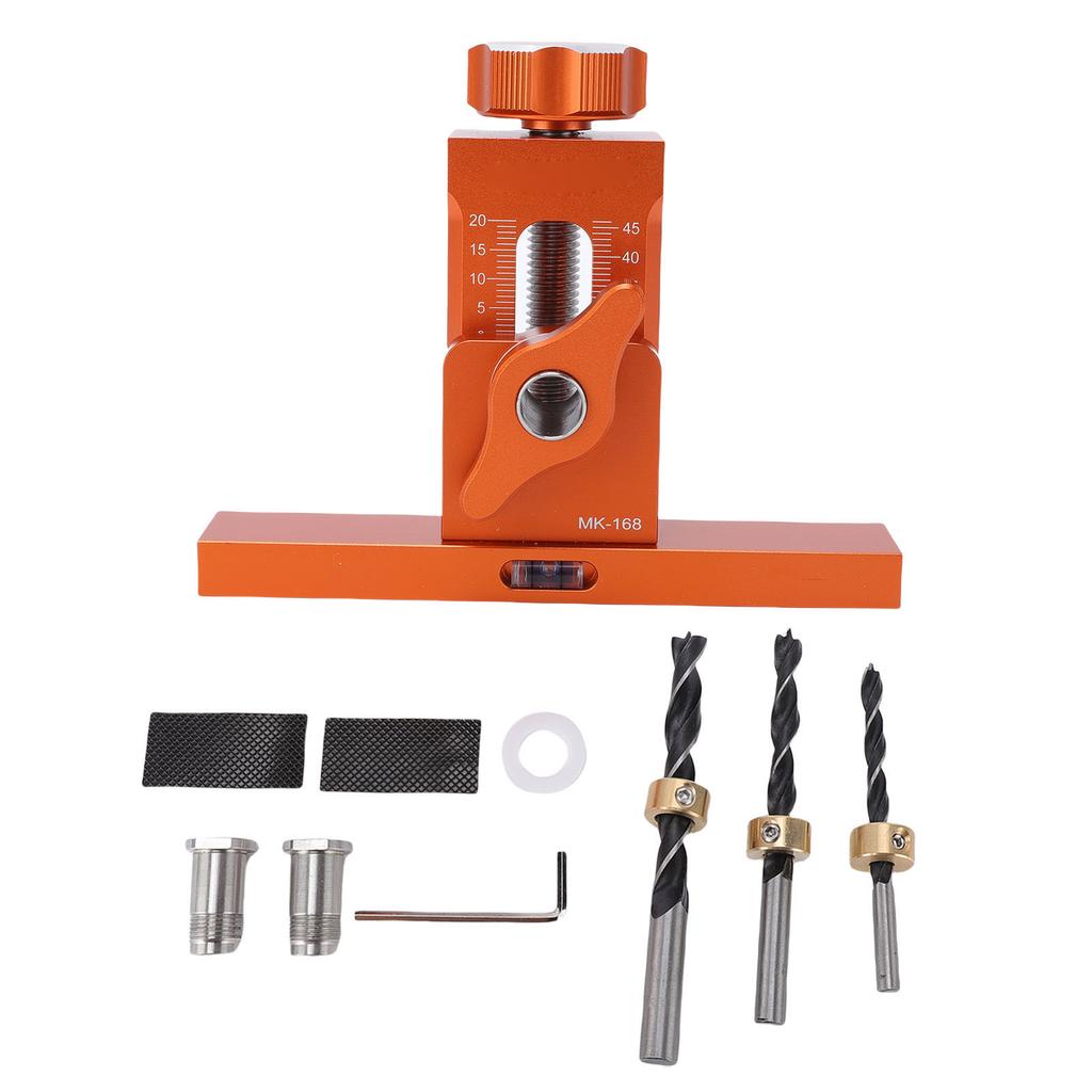 Cabinet Door Installation Jig 6mm 8mm 10mm 3 Point Drill Bits Wardrobe Door Panel Rebound Punching Positioner