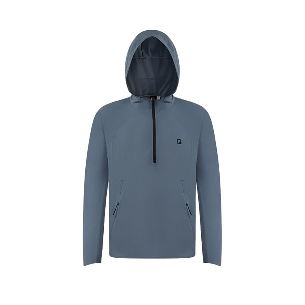 

Fila Серия Фитнес Простая Мода Спорт Повседневный Универсальный Удобный Свободный Худи Тканый Свитшот Мужской свитшот A11M531708FBU XL