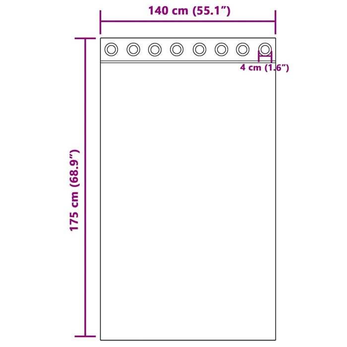 VidaXL Rideaux en voile avec œillets 2 pcs terre cuite, rideau en filet, rideau transparent, voile de fenêtre, traitement de 4102138