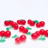 Acrylic Fruit Real Cherry Keychain Accessory Supplies