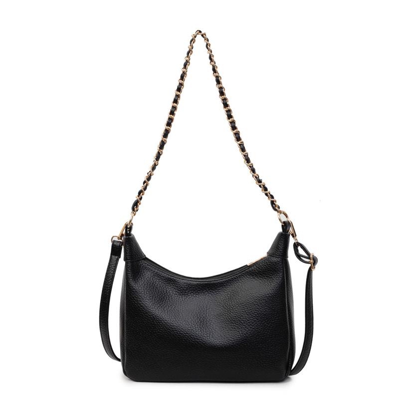Large-capacity tote bag, women's new soft-sided messenger bag, work commuter bag, shoulder underarm chain bag.